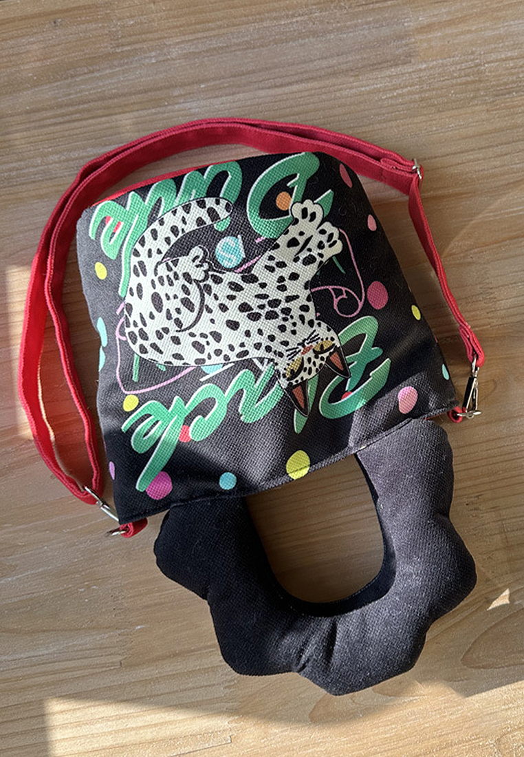 2024 New Crossbody Bag Single Shoulder Handheld Canvas Bag CA24032321GR