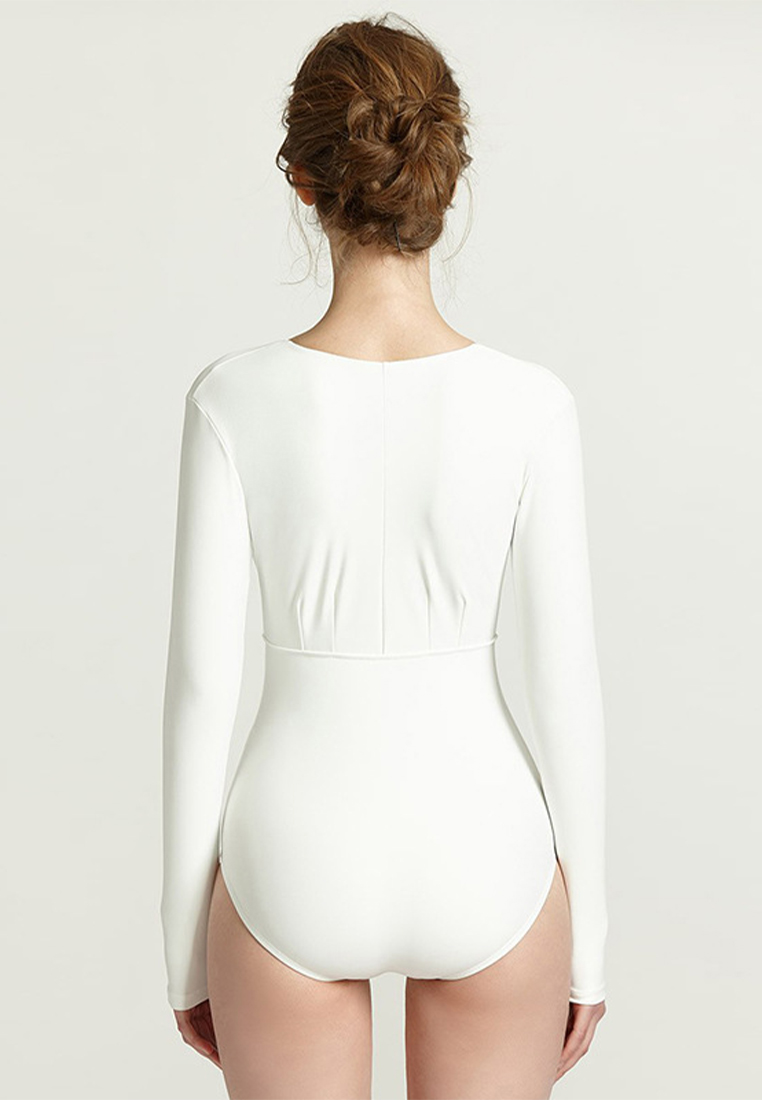 Korean style long sleeved sexy swimsuit CA24032121W