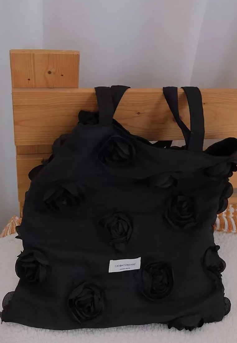 Korean style 3D flower shoulder bag CA25042321W