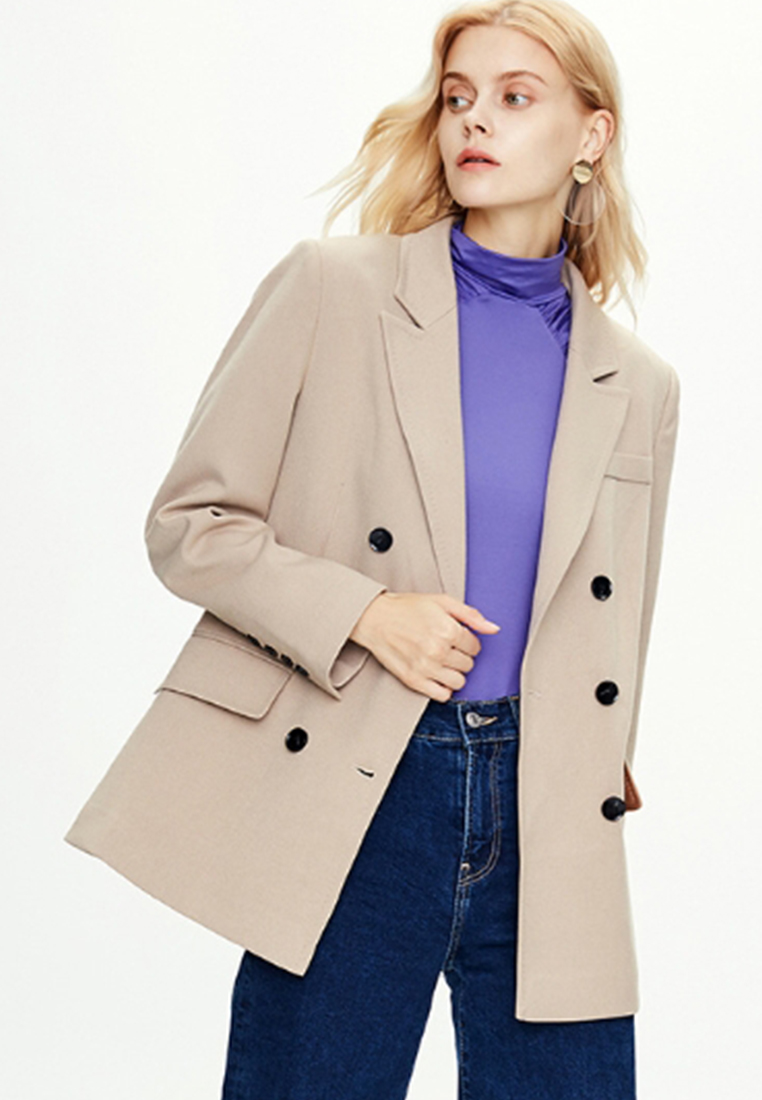 Autumn and winter thickened luxury quality high end suit jacket CA101721W