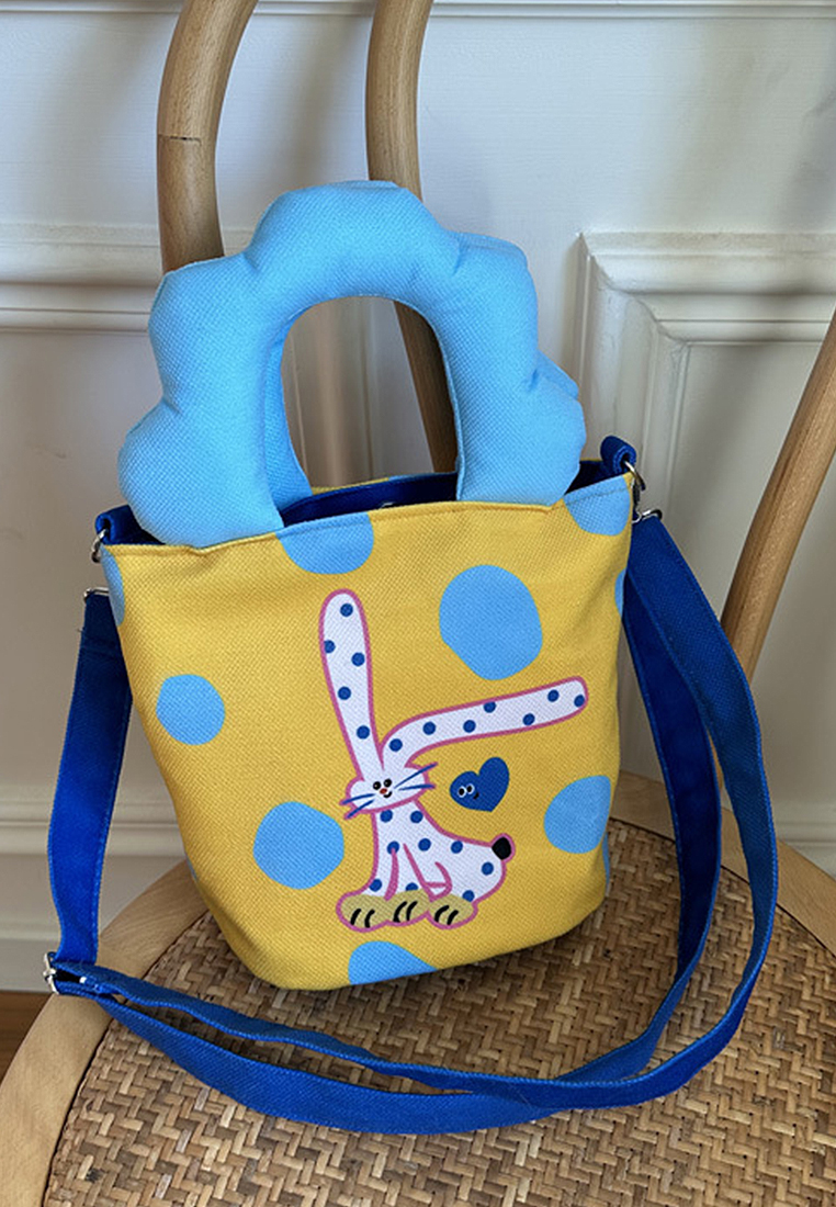 2024 New Crossbody Bag Single Shoulder Handheld Canvas Bag CA24032321GR