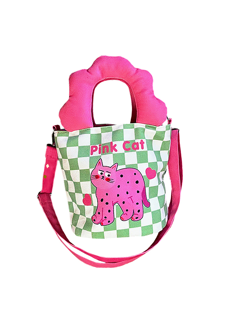 2024 New Crossbody Bag Single Shoulder Handheld Canvas Bag CA24032321GR