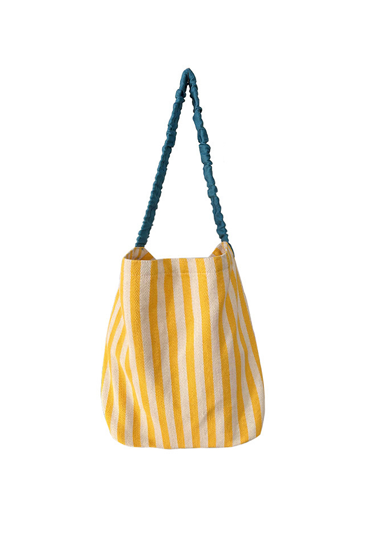 2024 minimalist striped single shoulder Totes CA24032322GR