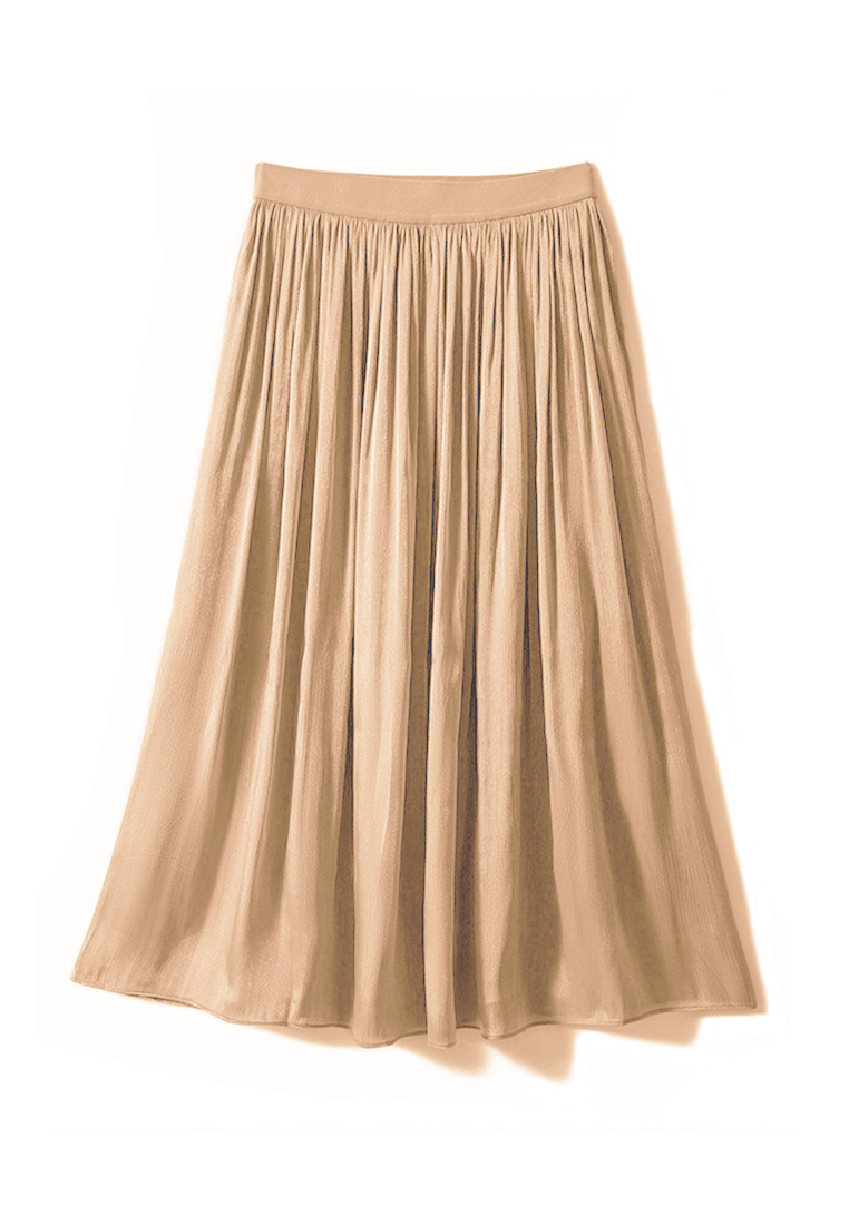 Elegantly Draping Fashionable Half-Skirt CA090822W
