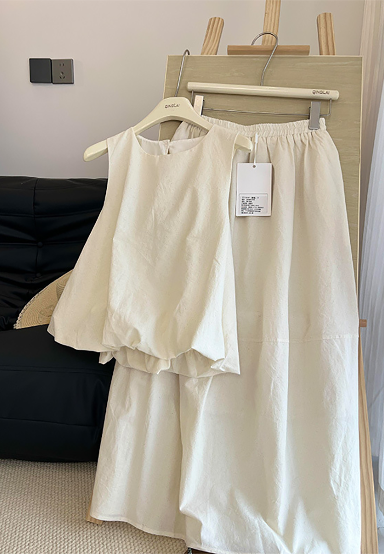 Summer Korean vest + commuter pants two-piece set CA25061722BE