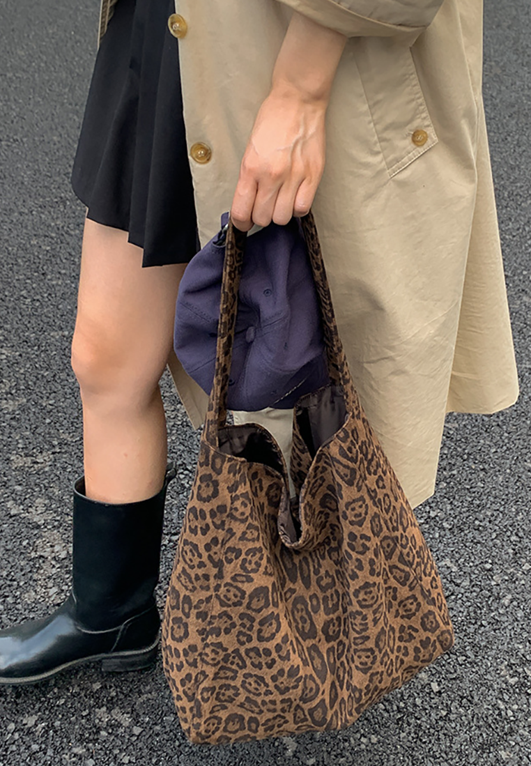 New Early Autumn Woolen Shoulder Tote Bag CA25110722MT