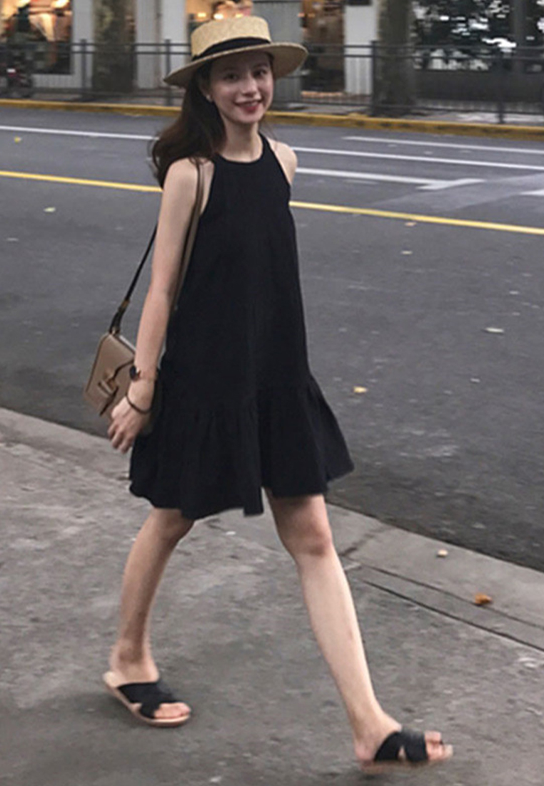 New vintage crewneck little black dress  CA24030722