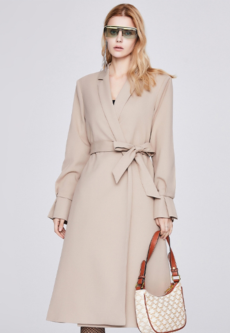 Long casual design with a sense of niche style suit coat CA101722KI