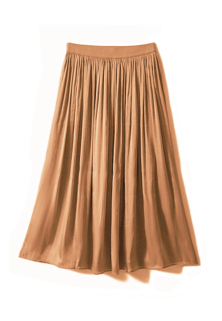 Elegantly Draping Fashionable Half-Skirt CA090822W