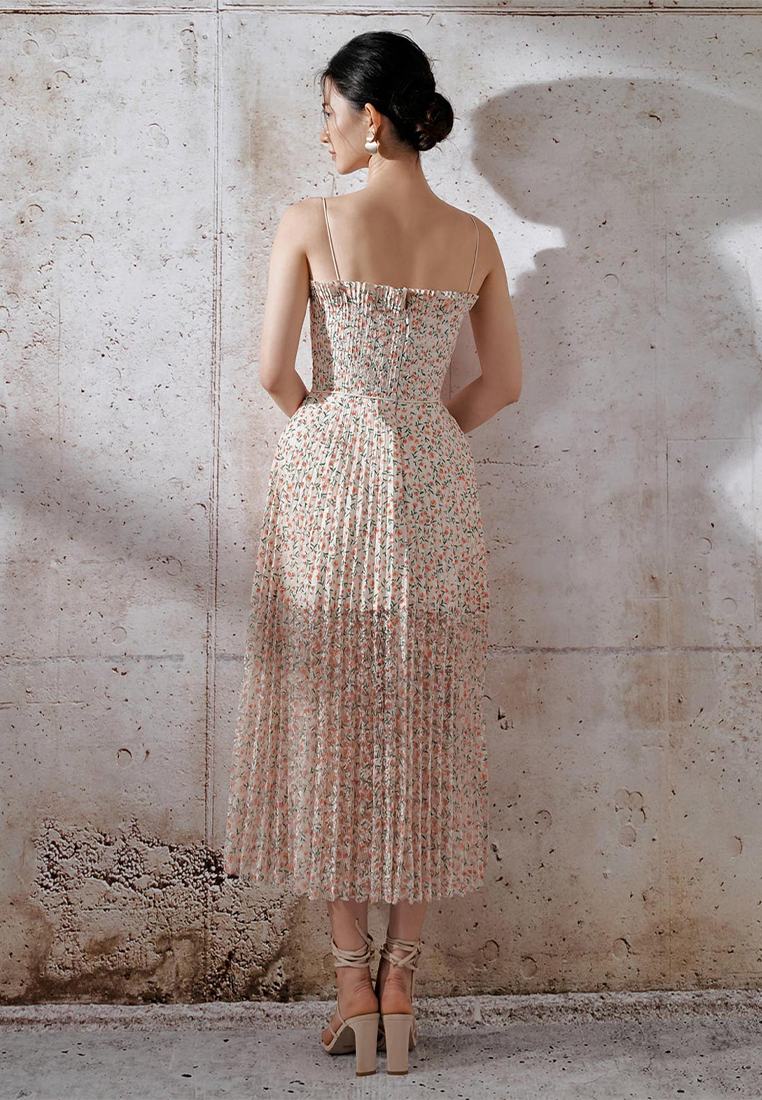 2024 Summer New Design Elegant and Elegant Style Printed Sling Dress CA4021922GR