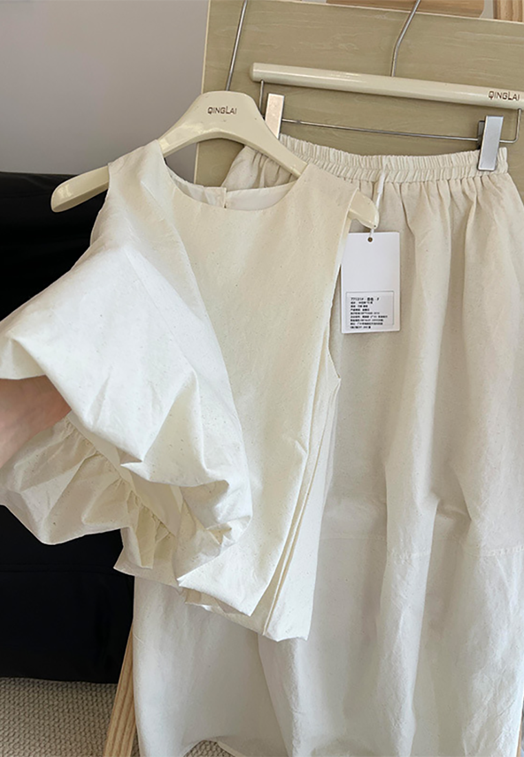 Summer Korean vest + commuter pants two-piece set CA25061722BE