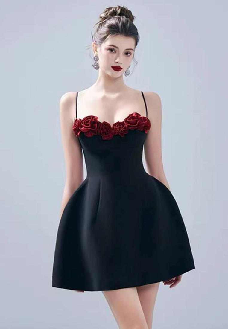 French exquisite waist cinching suspender dress CA242111922PI