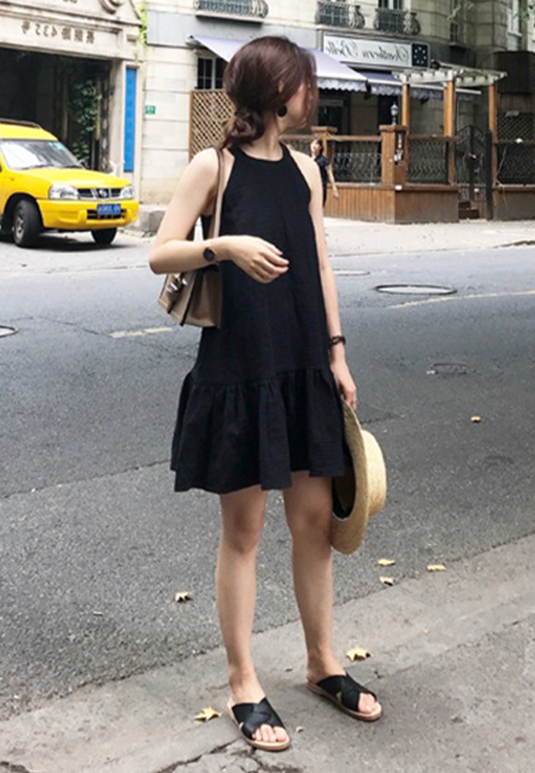 New vintage crewneck little black dress  CA24030722