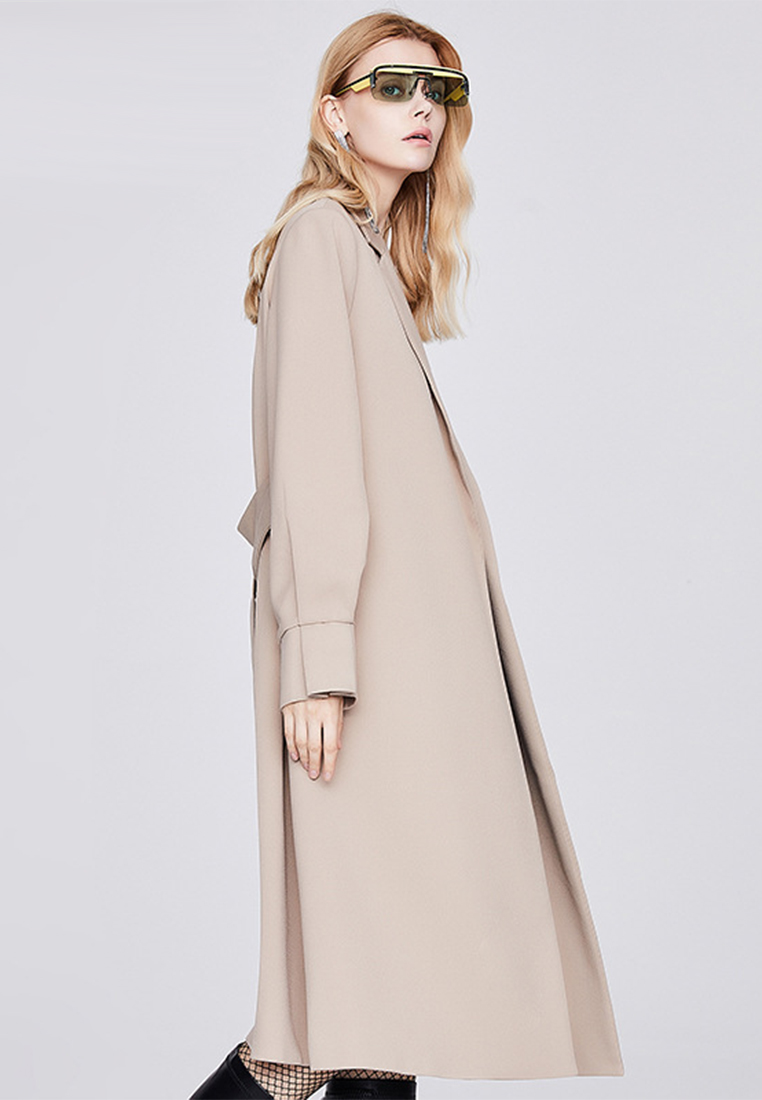 Long casual design with a sense of niche style suit coat CA101722KI