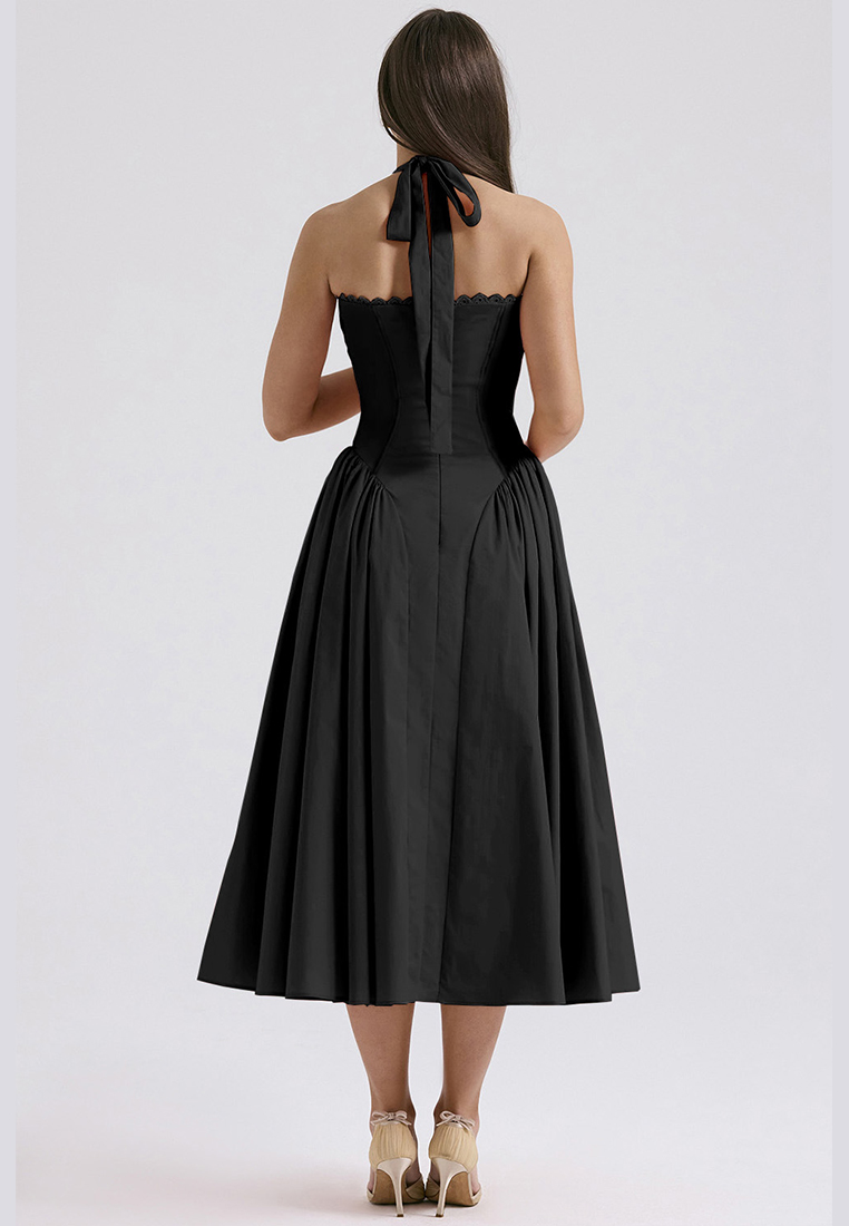 New summer slim fit printed camisole dress CA25042222PIMT