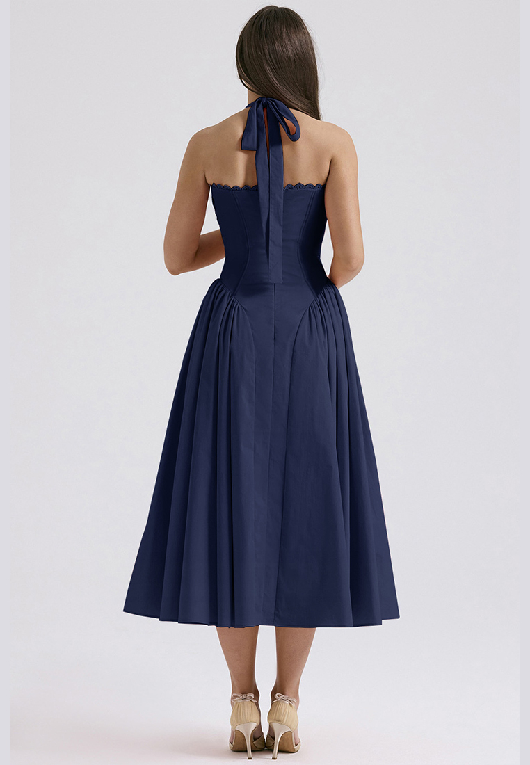 New summer slim fit printed camisole dress CA25042222PIMT