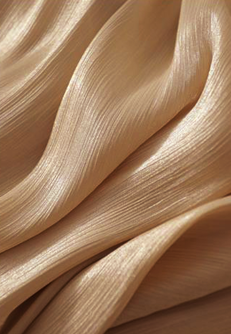 Elegantly Draping Fashionable Half-Skirt CA090822W