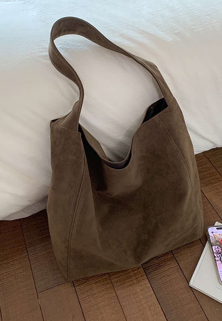 New Early Autumn Woolen Shoulder Tote Bag CA25110722MT