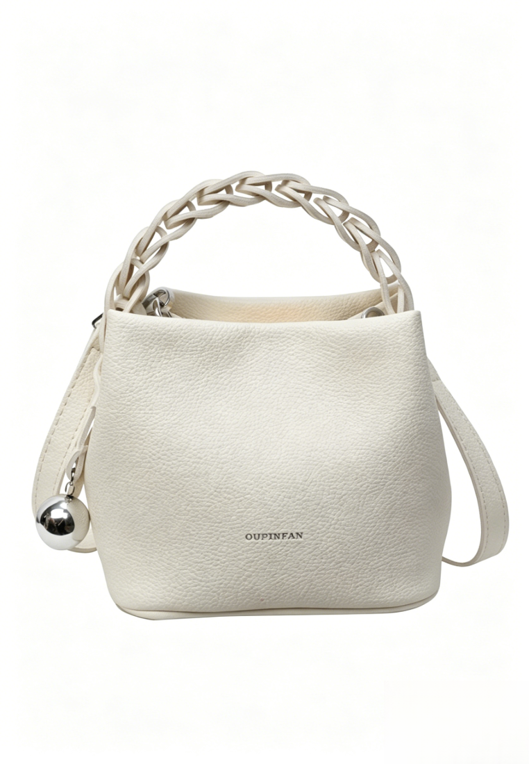 Minimalist Chain Handle Bucket Crossbody Bag K26051909