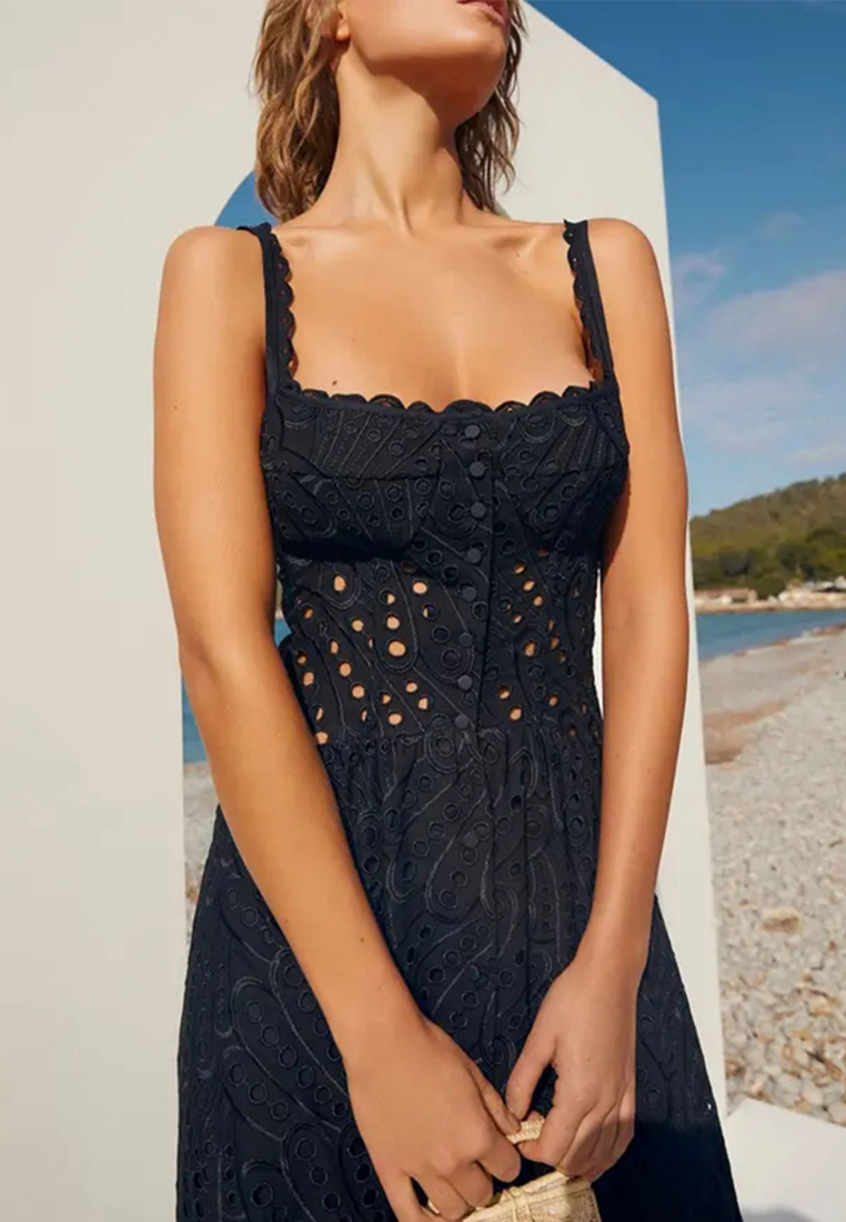 2024 New Printed Sling Style Dress CA24032623W