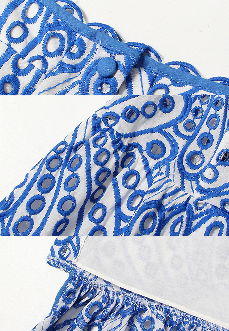 2024 New Printed Sling Style Dress CA24032623W