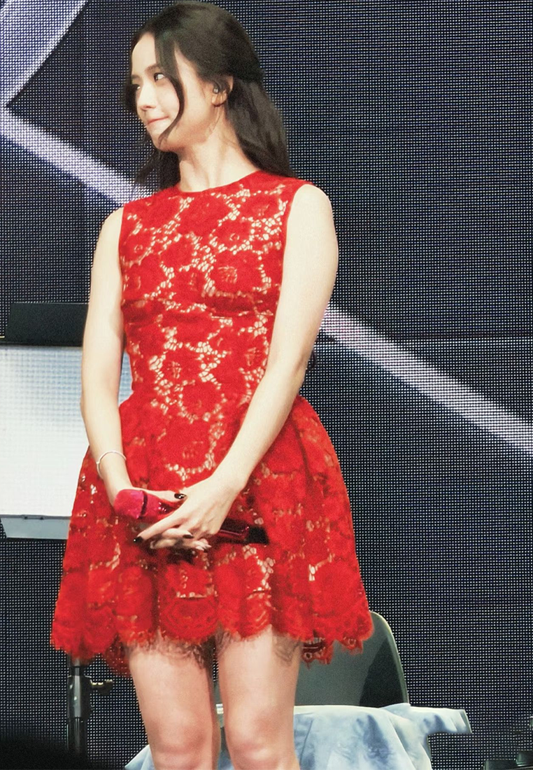 French Lace Cutout Waist Dress CA25092523RD