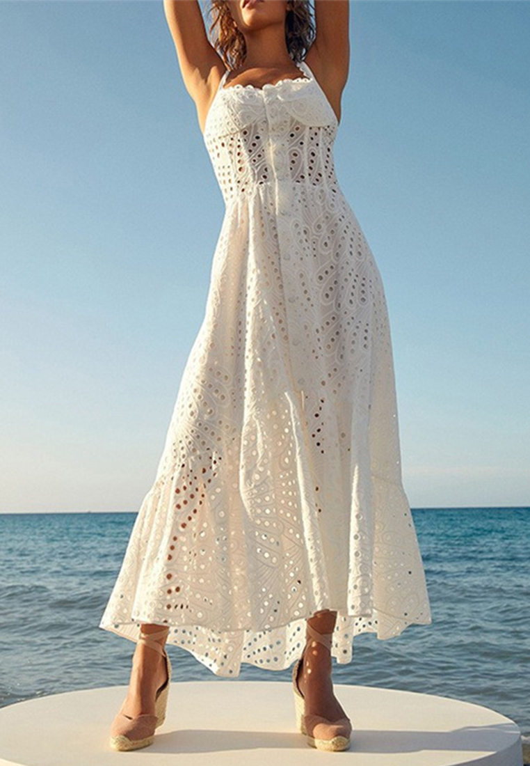 2024 New Printed Sling Style Dress CA24032623W