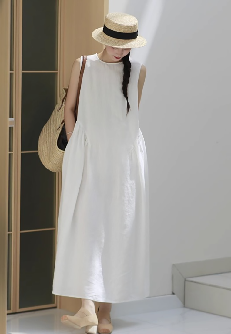 Summer new loose vacation vest dress CA25070923BE