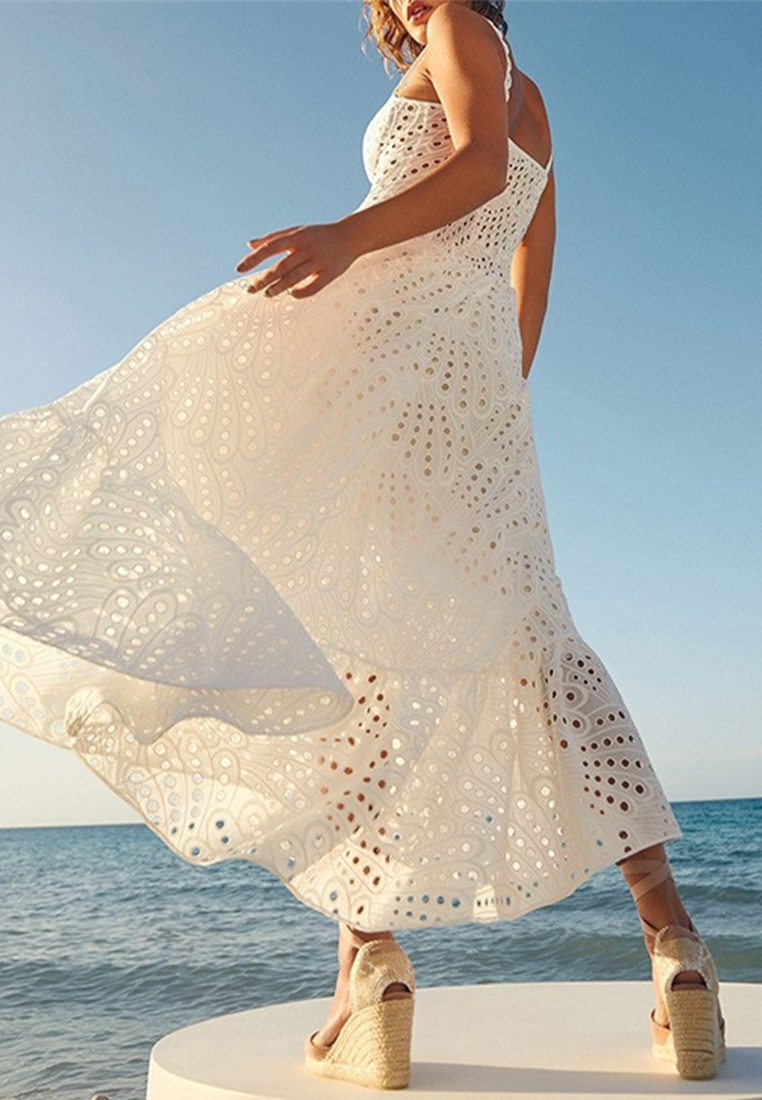 2024 New Printed Sling Style Dress CA24032623W