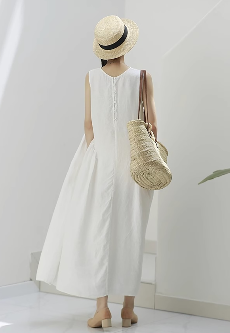 Summer new loose vacation vest dress CA25070923BE