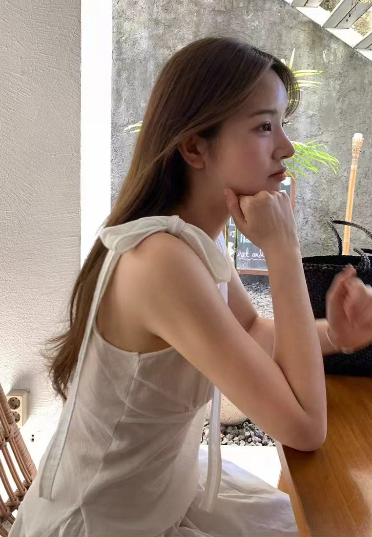 New Style Temperament Bowknot Sleeveless Vest Suspender Top CA25060323BK