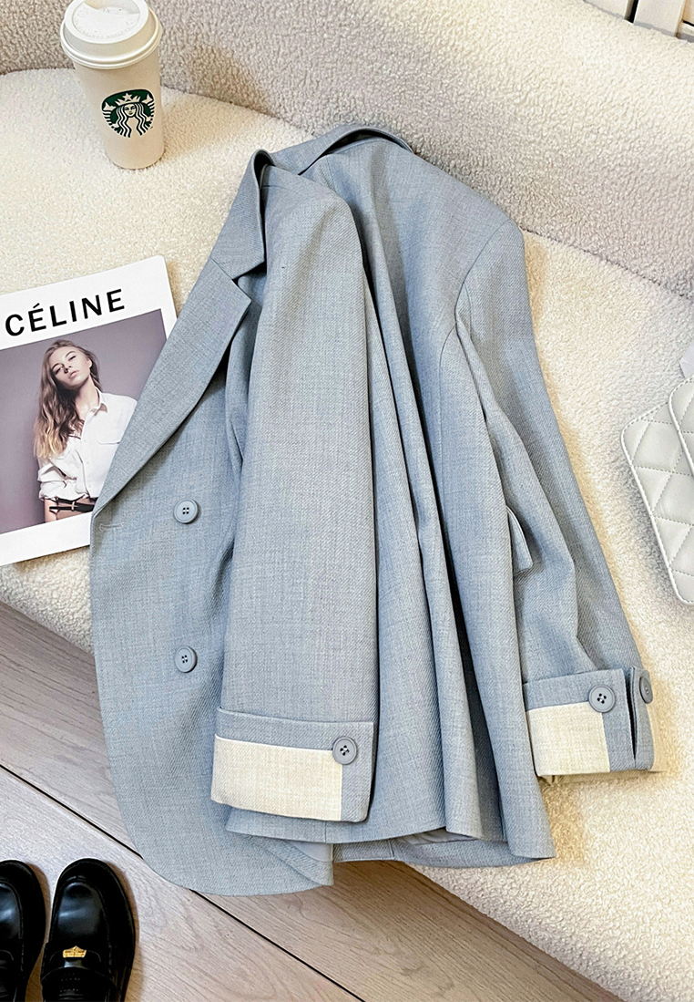 New Autumn Korean Style Casual Blazer CA25102424BL