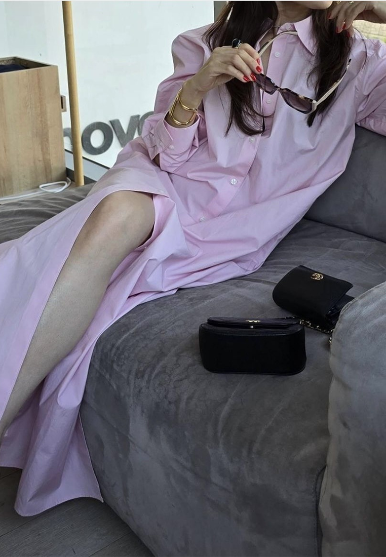 2025 Spring New Long Shirt-style Dress CA25022424PI