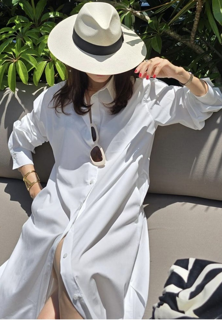 2025 Spring New Long Shirt-style Dress CA25022424PI