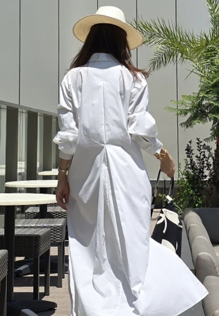 2025 Spring New Long Shirt-style Dress CA25022424PI