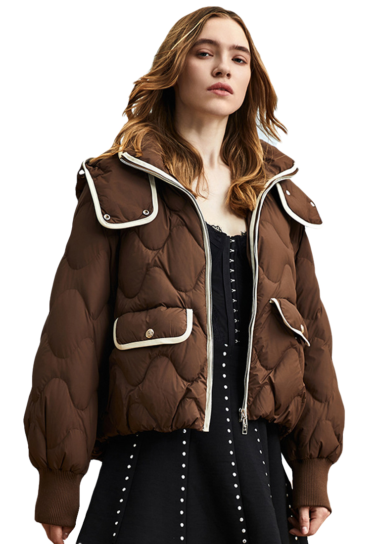 90 duck's down Design Feel Thickened Down Coat CA101724BW