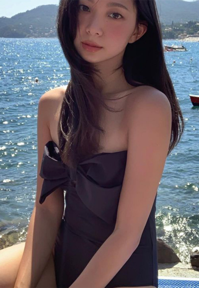 Fashion One Piece Sexy Swimsuit  CA24032124BK