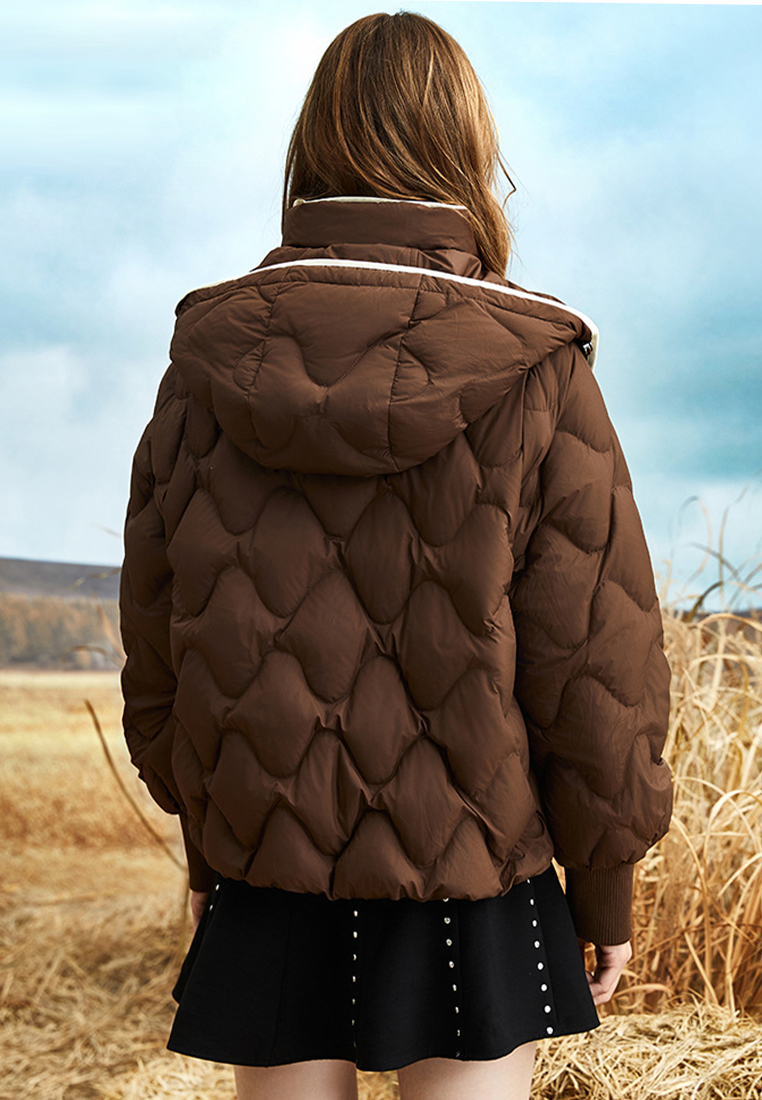 90 duck's down Design Feel Thickened Down Coat CA101724BW