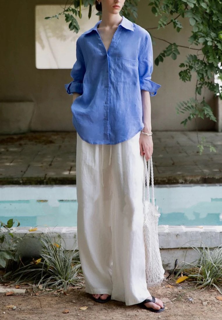 Loose and simple sun-protective long-sleeved top CA25091924W