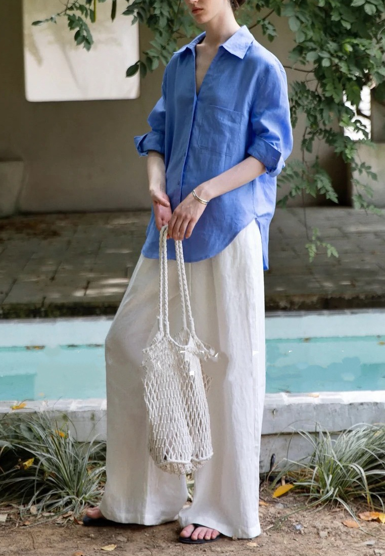 Loose and simple sun-protective long-sleeved top CA25091924W