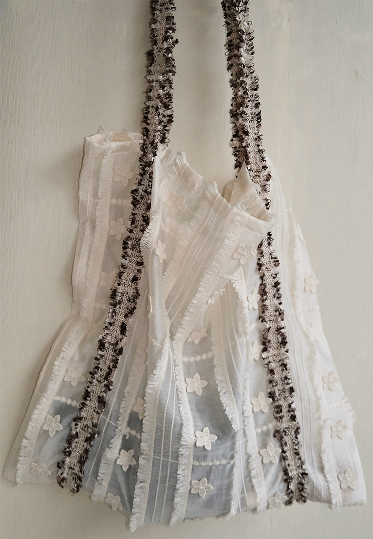 2025 Summer Canvas One-shoulder Portable Tote Bag CA25042325BE