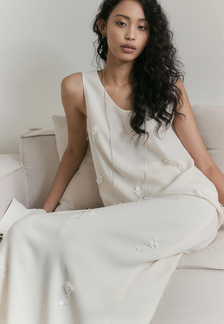 Summer New 3D Sleeveless Top Half Skirt Set CA25061725BE