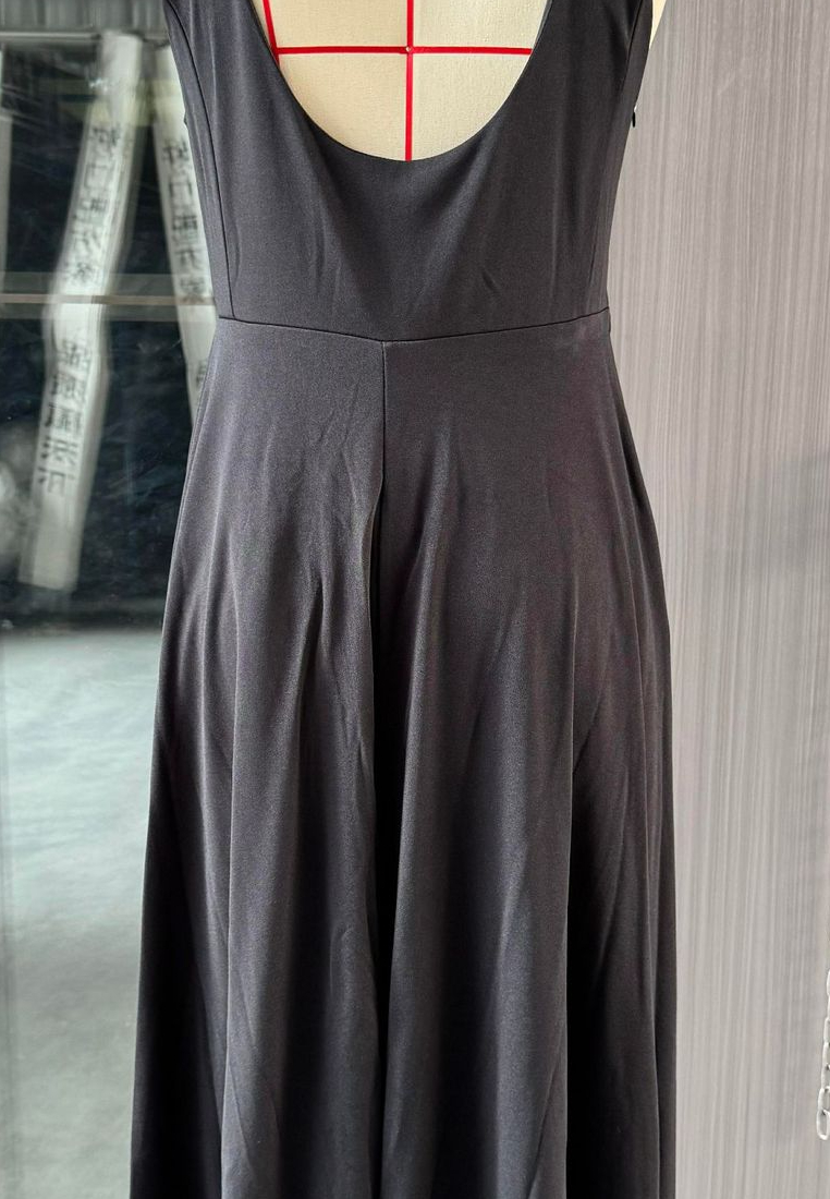 New minimalist and sexy shoulder strap slim fit mid length dress CA25091425RD