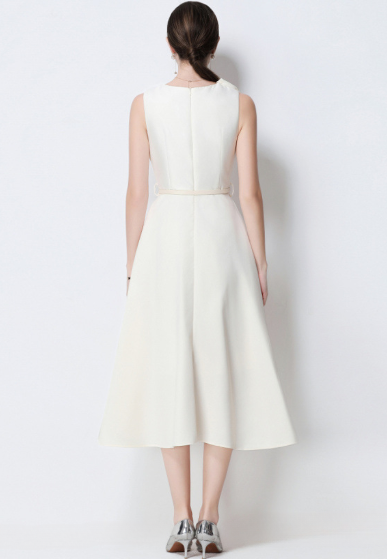 New classic black V-neck lace dress CA25110325BE