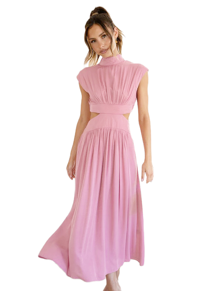 2024 New Sleeveless Solid Color Women's Dress CA24032625W