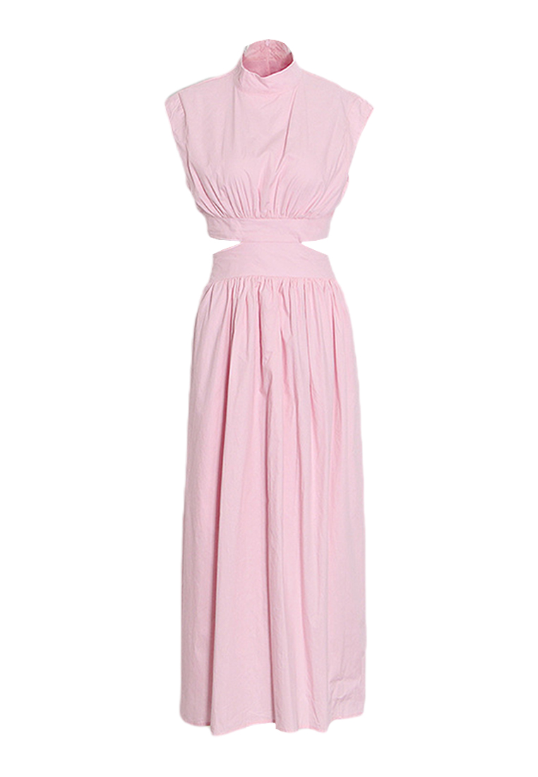 2024 New Sleeveless Solid Color Women's Dress CA24032625W