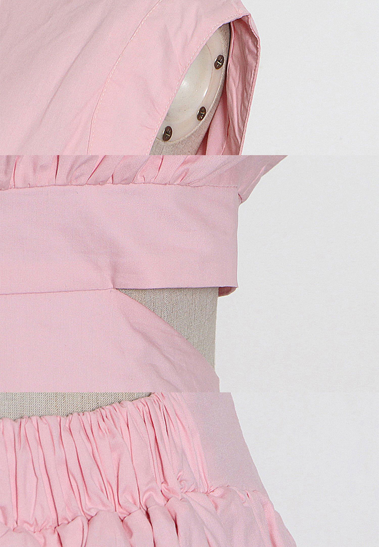 2024 New Sleeveless Solid Color Women's Dress CA24032625W