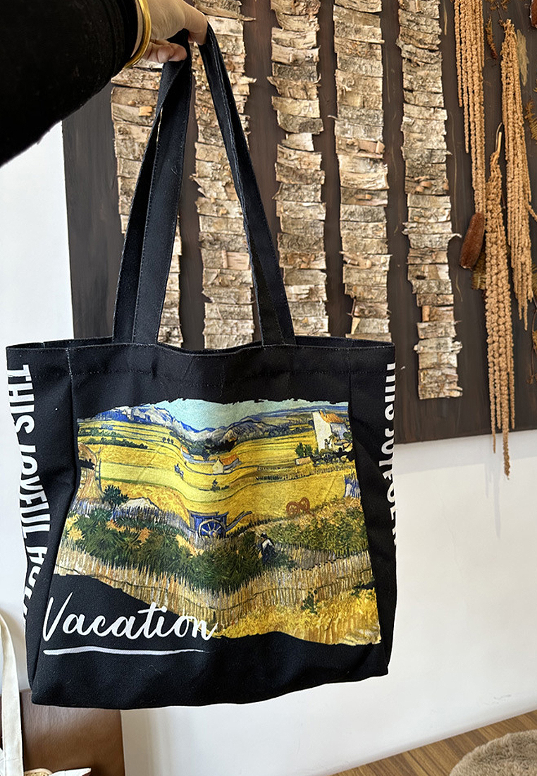 2024 New Black and White Shoulder Totes CA24032325W