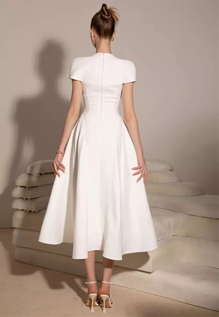 2024 elegant slim fit dress with temperament CA24102512W