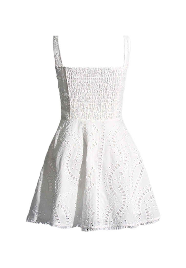 2024 New Drop Strap Square Neck Ultra Short Dress CA24032627PI